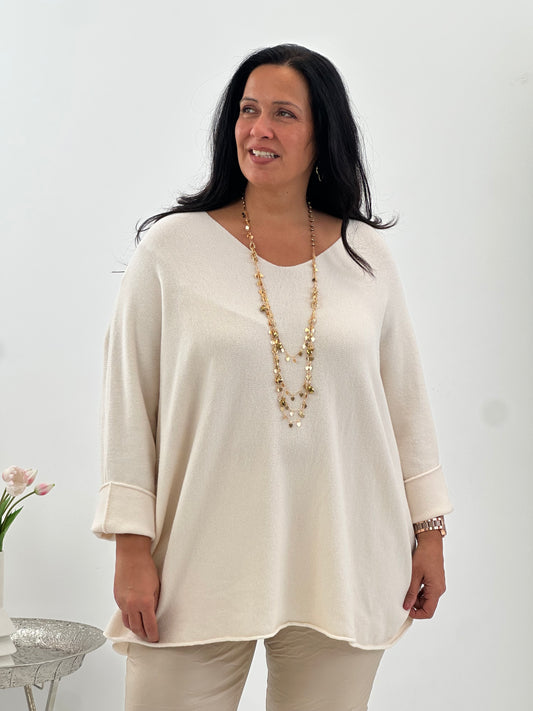 Pullover in sanftem Ecru (42-46/48)