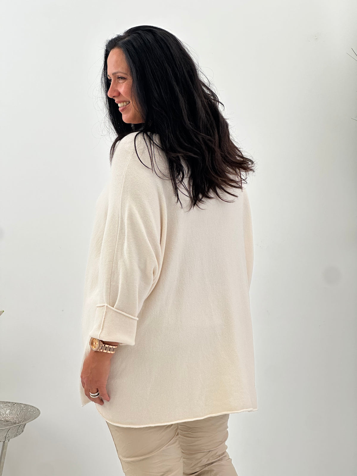 Pullover in sanftem Ecru (42-46/48)