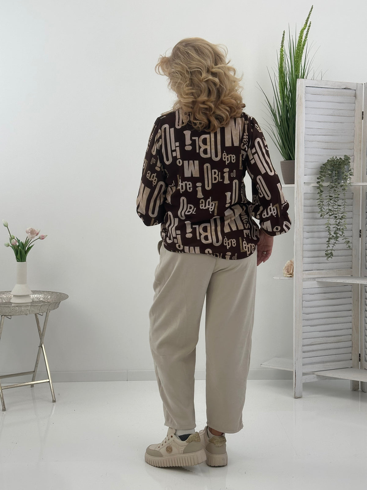 Elegante Hose in einem schönen Beige (38-42/44)