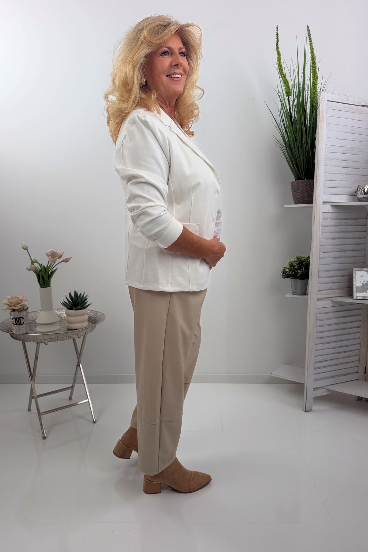 Moderner Blazer in Off-White (38-42)
