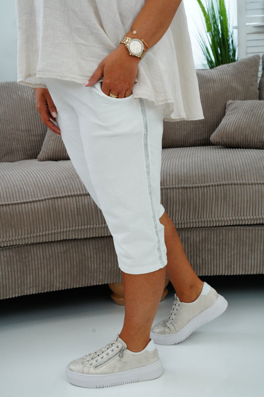 Capri Hose in Weiß (42-46+)