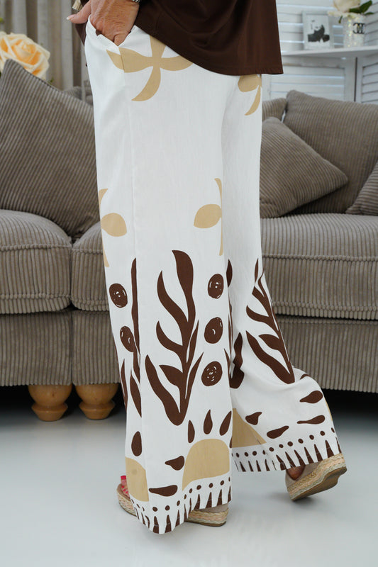 Marlene Hose in Mocca-Beige (38-42+)
