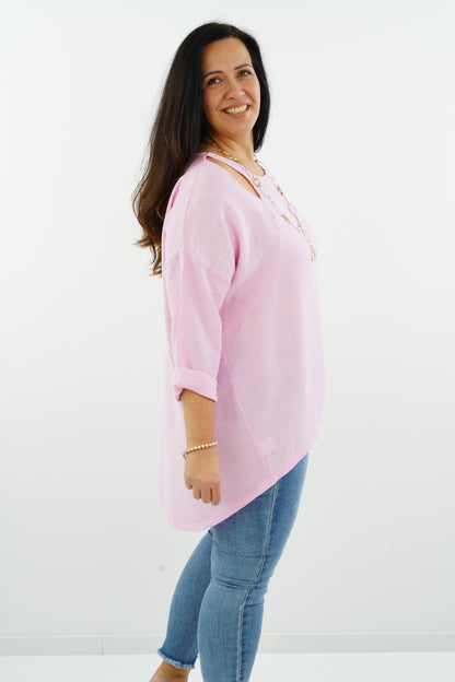 Bluse "Candy" (42-46) candyrosa