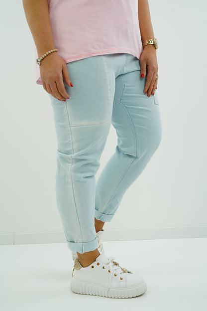 Jeans Joggpant "Sabrina" (38-42+) jeansblau