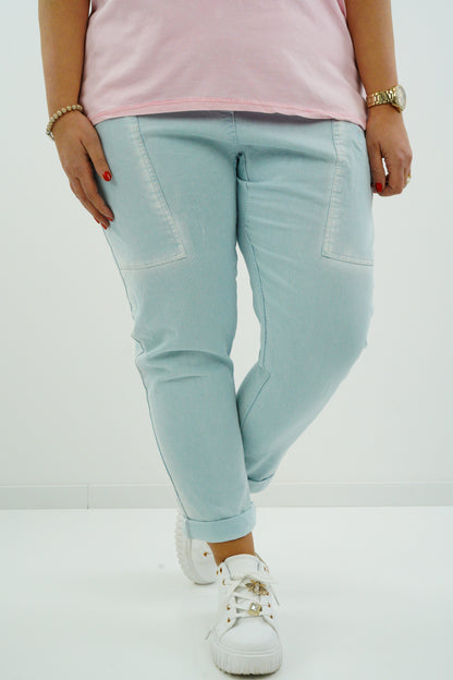 Jeans Joggpant "Sabrina" (38-42+) jeansblau