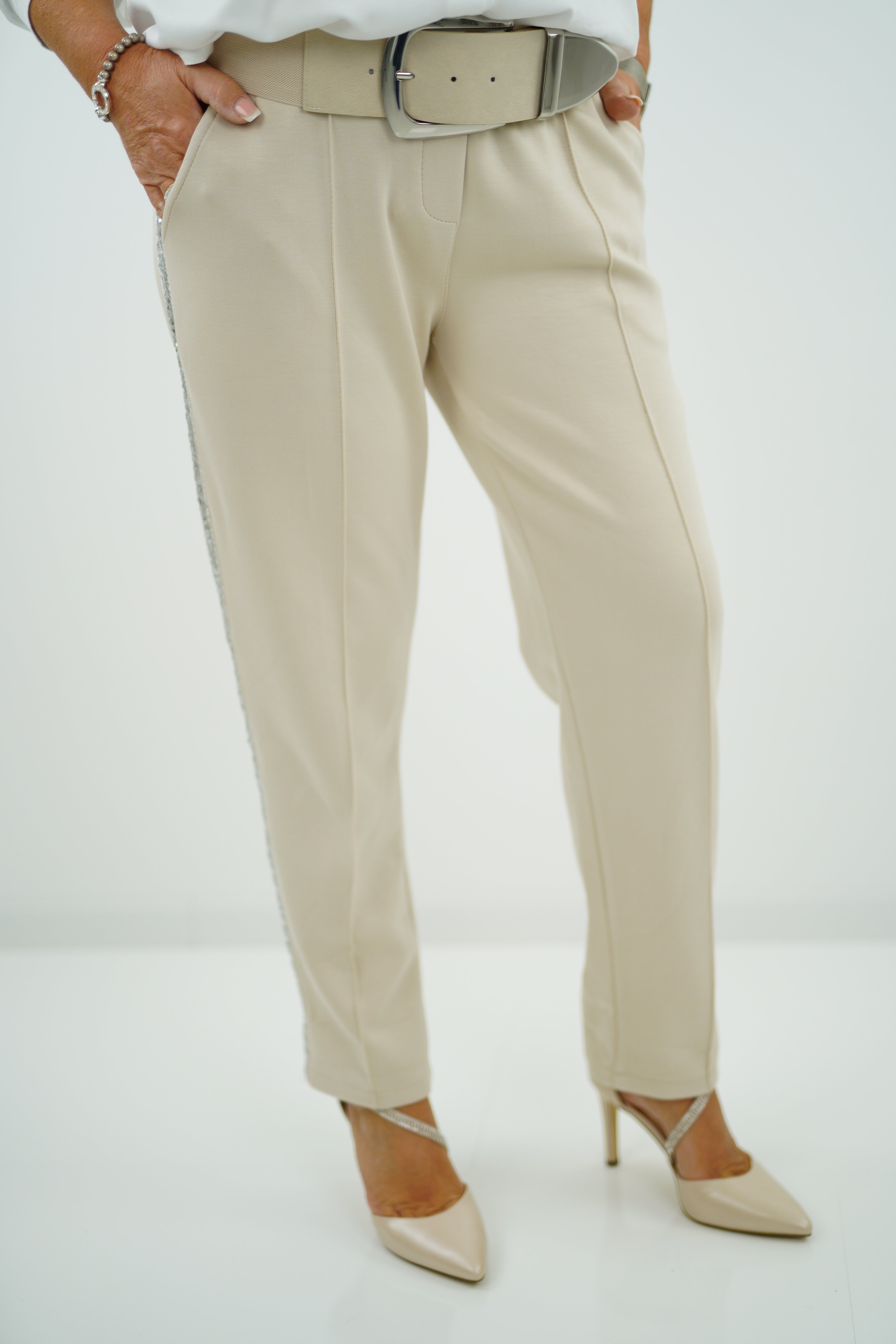 Joggpant "Glamour" (38-42) beige