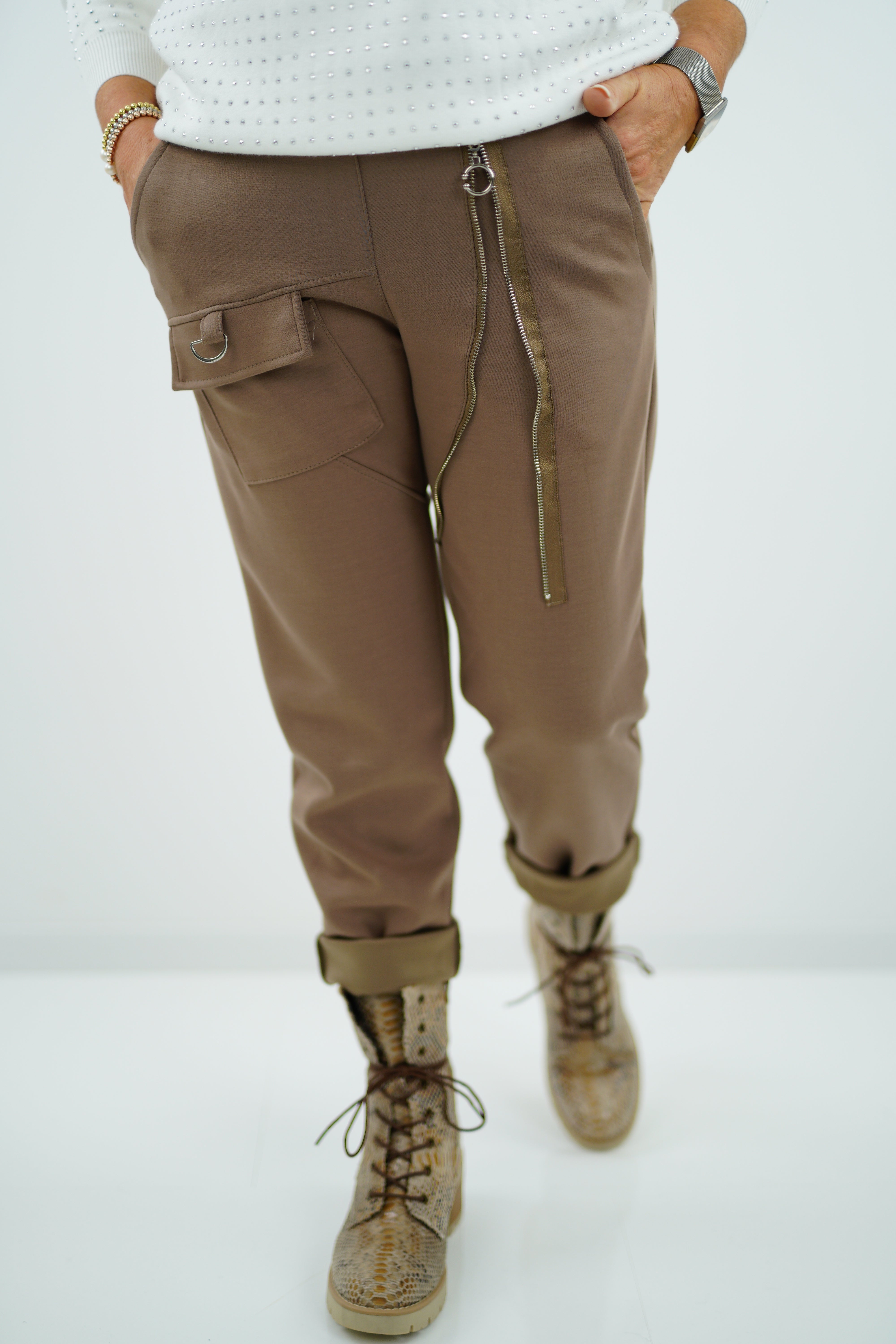 Joggpant "Liz" (38-42) taupe