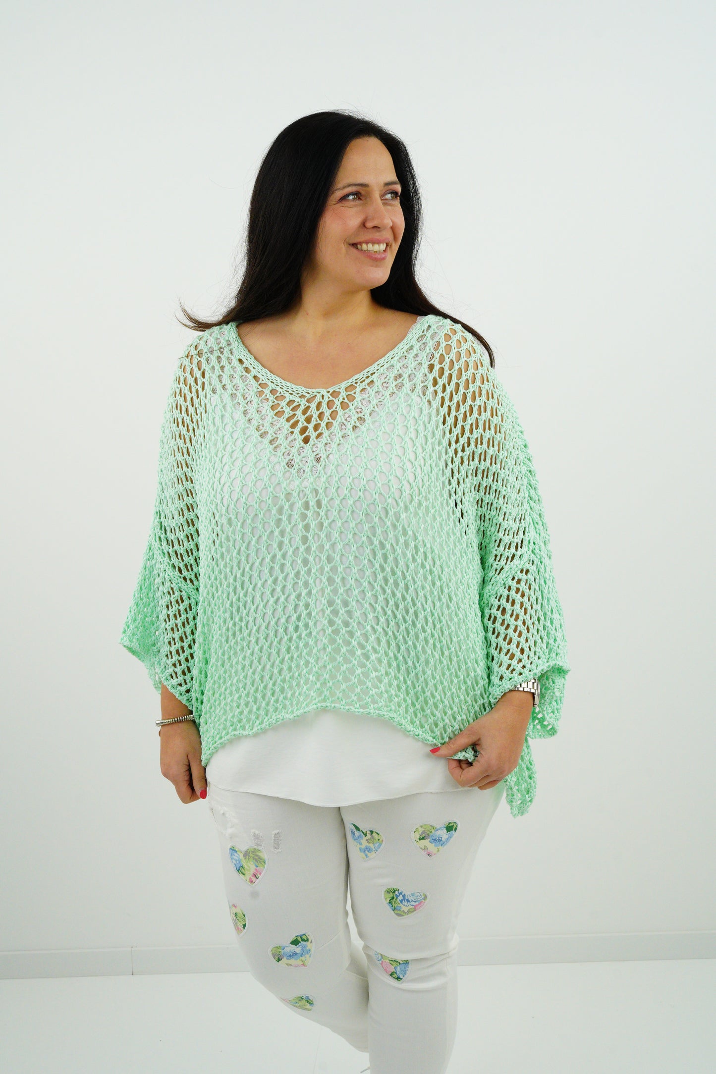 Lochstrick-Pullover "Mette" (38-46)