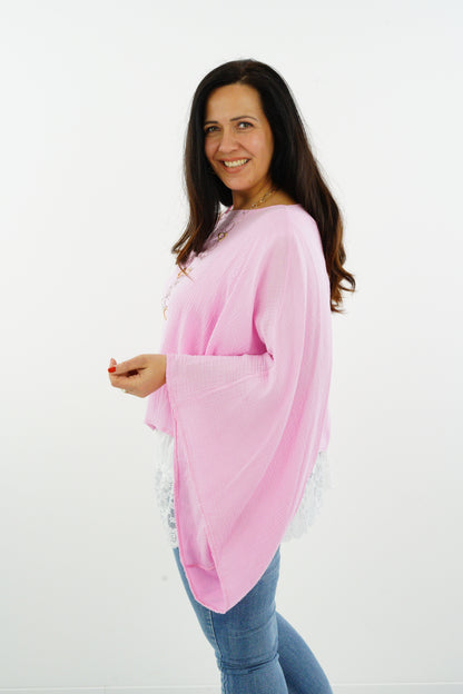 Mousselin-Poncho "Presley" (Onesize 38-46)