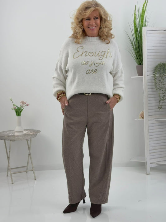 Pullover in strahlendem Weiß (38-44)