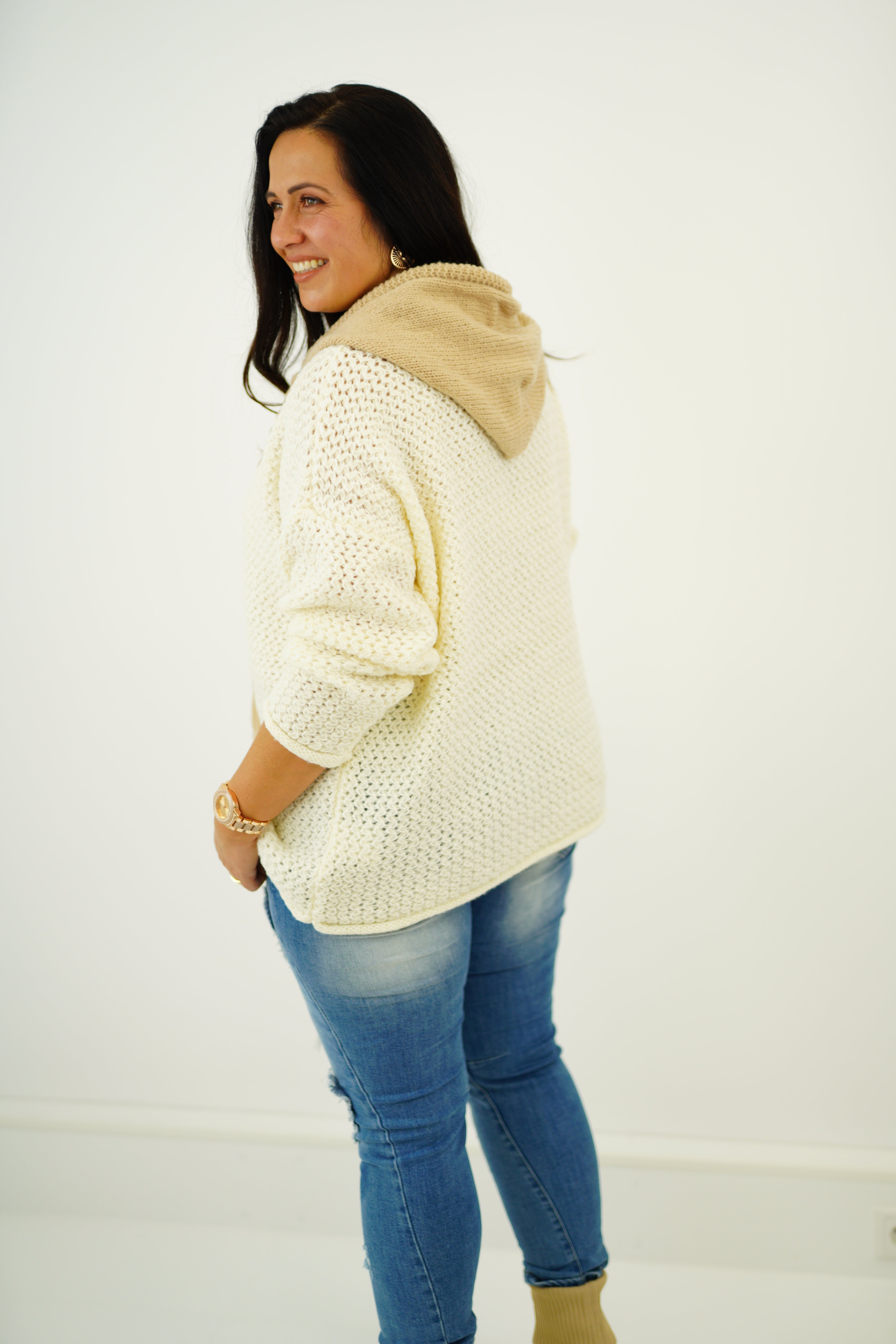 Pullover "Chrissi" (38-44) ecru