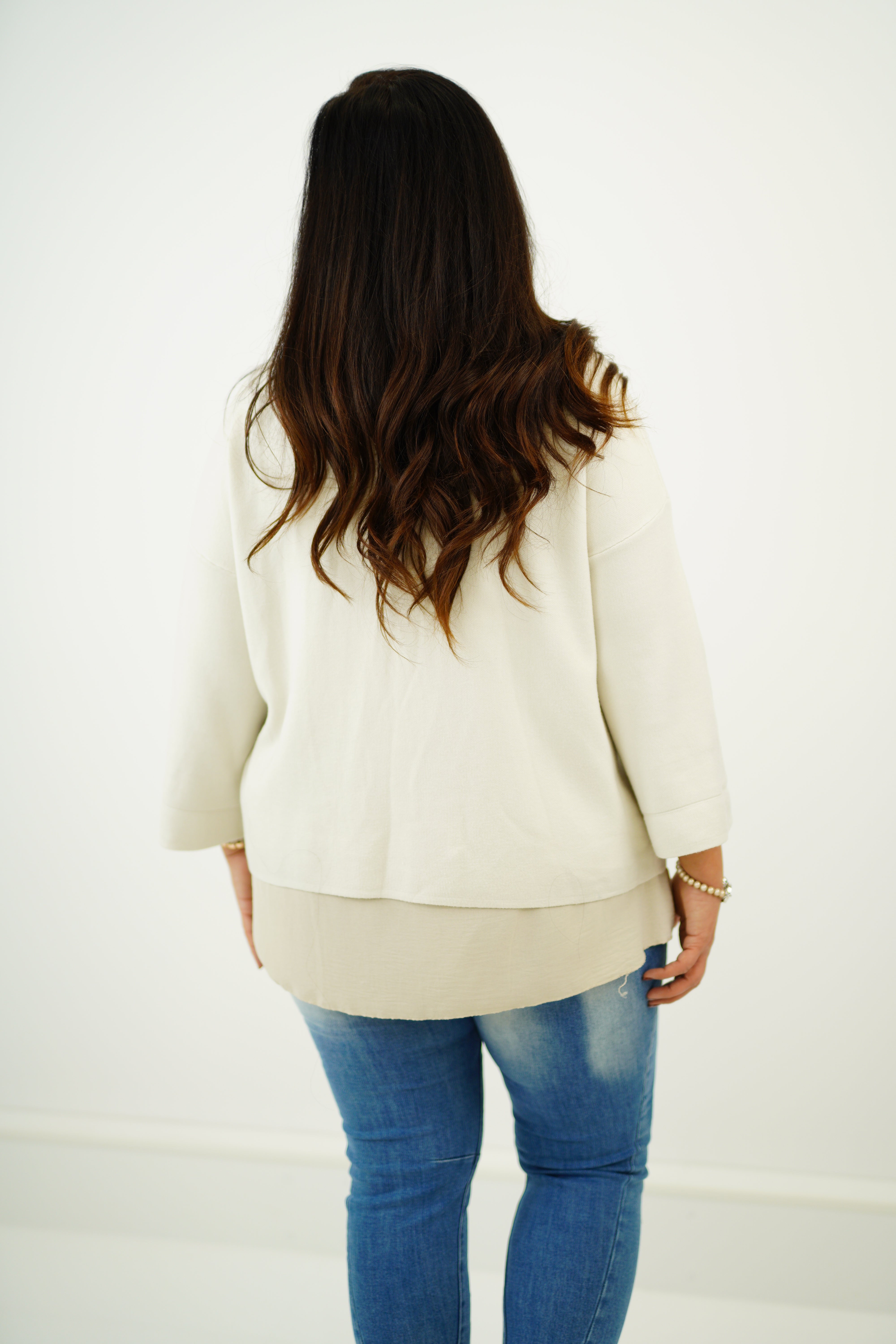 Pullover "Kimberly" (38-42+) beige