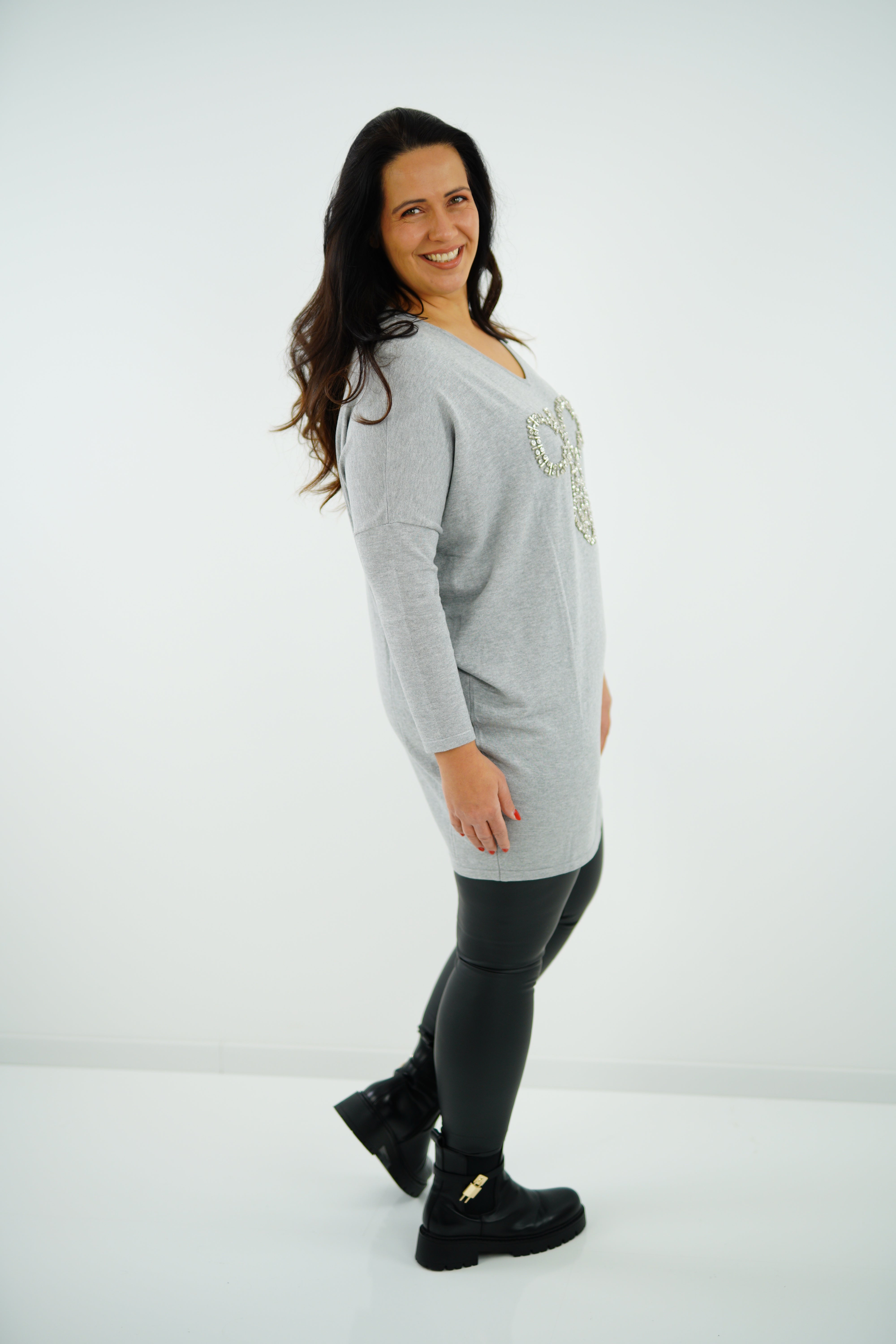 Pullover "Rebecca" (42-46) grau