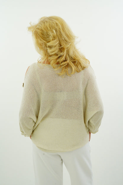 Pullover "Summer" (38-42+) beige
