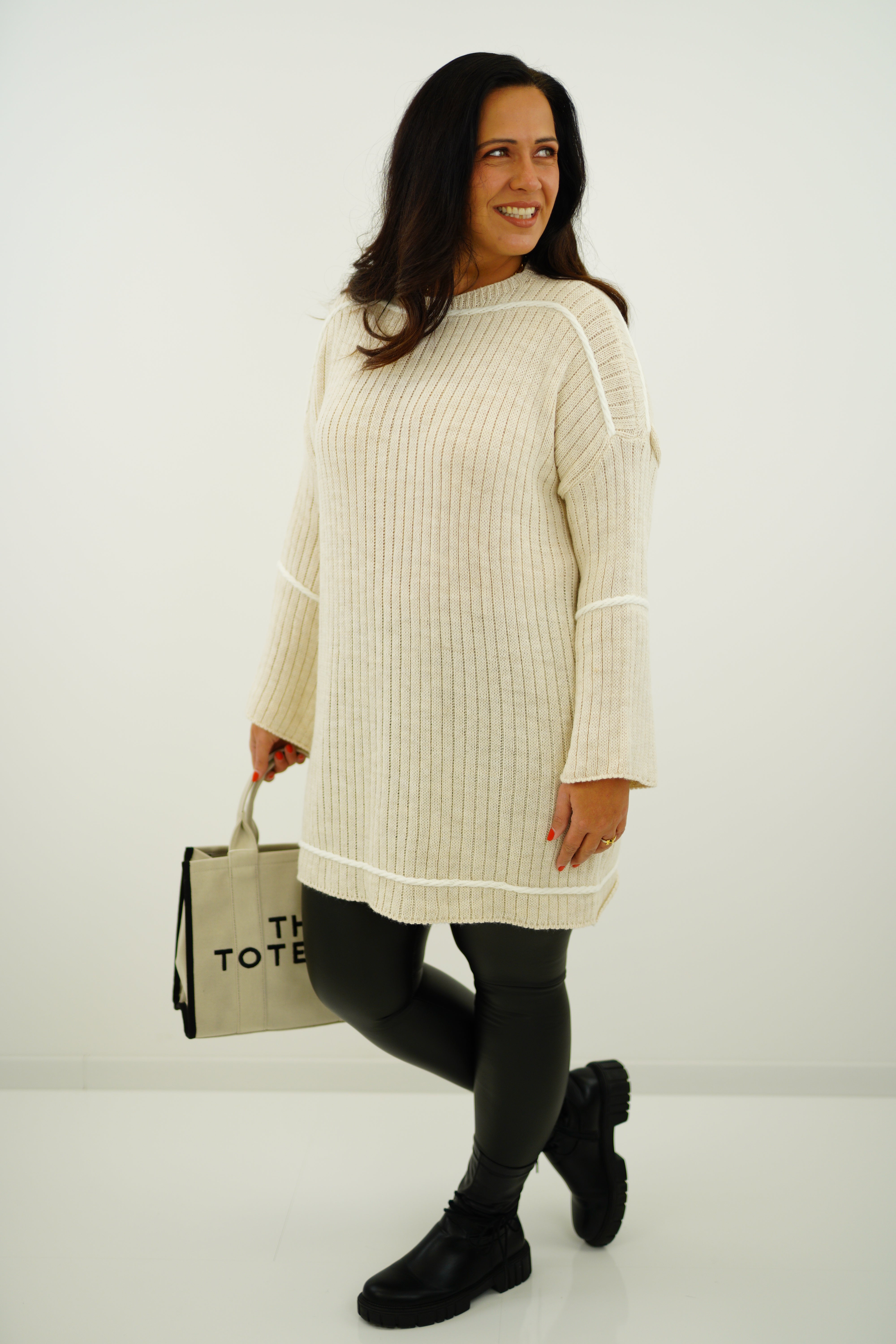 Pullover "Sunny" (40-44+ Onesize) beige