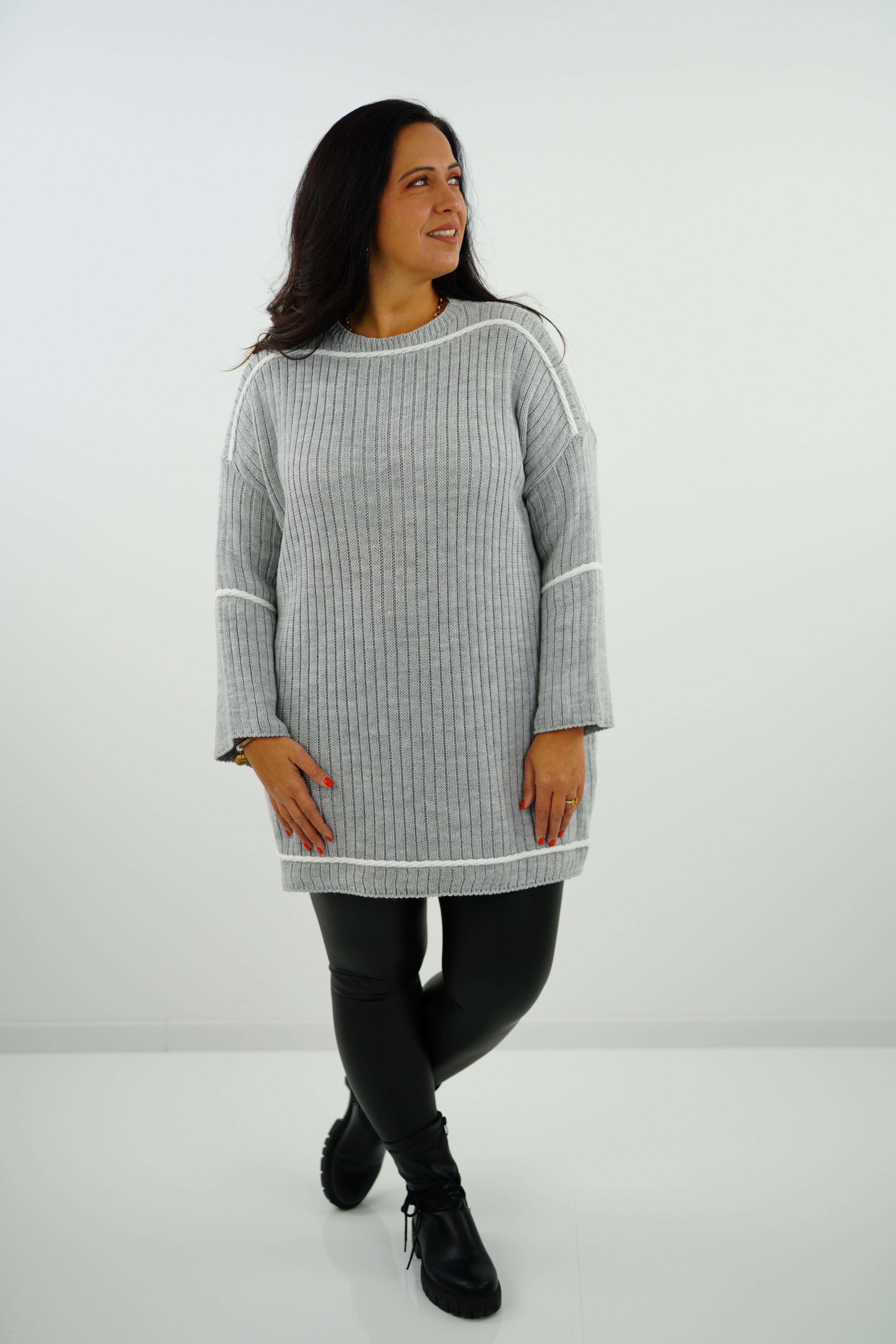 Pullover "Sunny" (40-44+ Onesize) grau