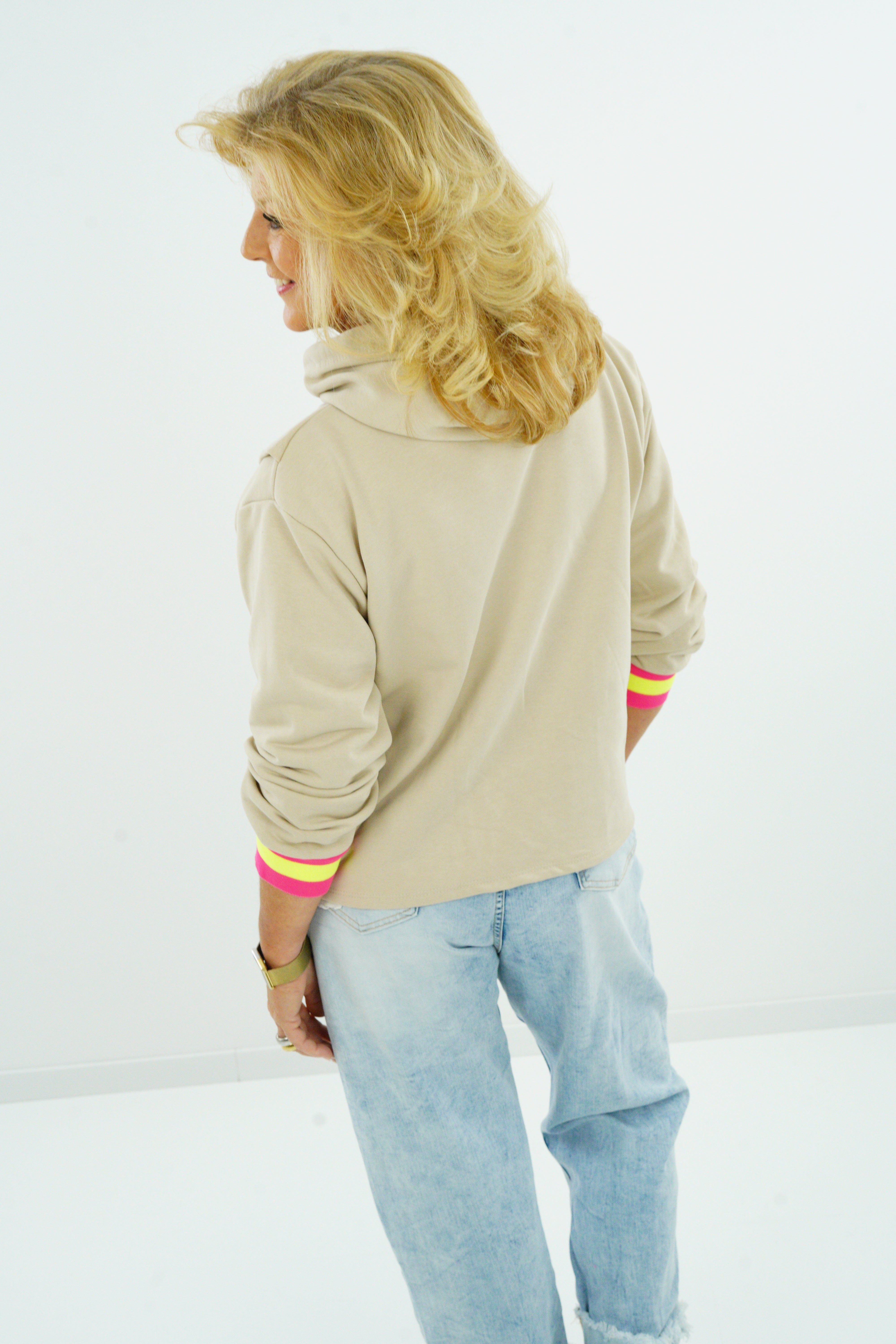 Sweatshirt "Emmy" (38-42) beige