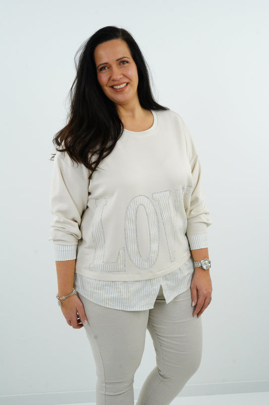 Sweatshirt "Love" (38-44)